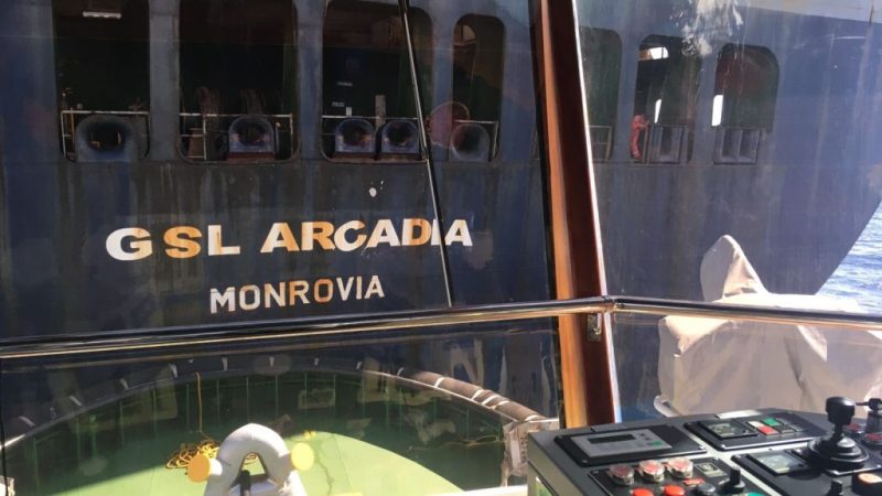 DIMAR coordinó el rescate del GSL Arcadia
