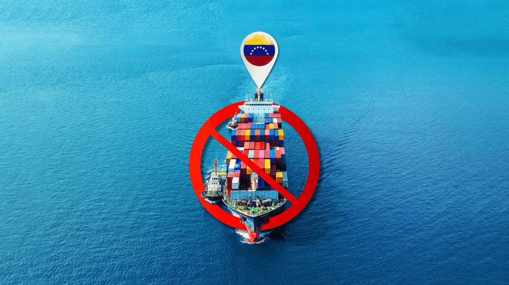 Suspensión de envíos marítimos a Venezuela 2023